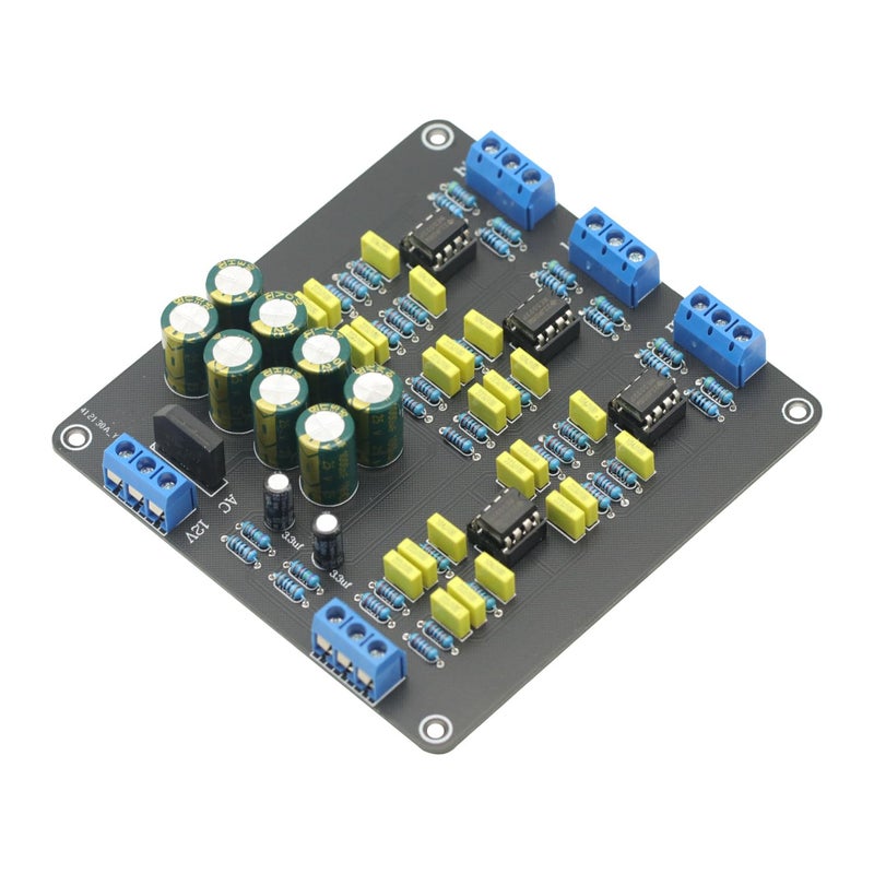 GODIYMODULES فلتر إلكتروني متقاطع 2.0 ستيريو ثنائي القناة AC 12V NE5532 عالي/متوسط/منخفض 3-طرق 328hz-3288hz - Image 2